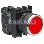 Кнопка с фиксацией подсветкой-светодиод красная B262FК (2НЗ)