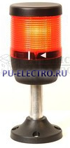 Сигнальная колонна 70 мм. Красная 220 вольт, стробоскоп FLESH