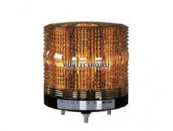 MS115C-F00-Y Стробоскопические светодиодные лампы повышенной яркости. Мигающее свечение 12-24 VAC/DC, Диаметр плафона d=115ммЦвет плафона: Жёлтый,  два режима мигания 80 и 240 миг. в минуту. IP65. Пот
