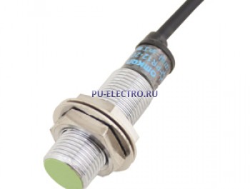 PR12-2DP DPL3(AT201) Датчик индуктивный, М12x1, L=42.5мм, зона чувствительности 2мм, PNP NO, 3-х проводный, кабель 2м