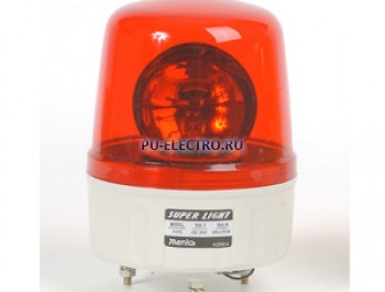 AVGB-02-R, лампа накаливания, маячок + зуммер, 24 В DC, красный, d=135мм