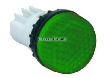 Арматура сигнальная зеленая для неоновой лампы (без лампы)