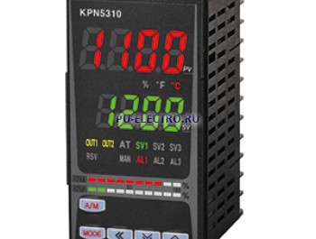 KPN5300-230 Цифровой контроллер технологического процесса, 48X96мм, 1 релейный выход 5А, 250VAC, Выход по току 4-20мА, выход ТТР. Выход связи RS485 (Modbus RTU), Вход дистанционной уставки 1–5 В= или
