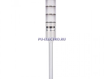 PTE-APB-2FF-RG, led, пост. свечение + зуммер фиксированного звука, 2 секции, 90-220 В AC, красн./зел.