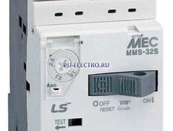 Автомат защиты двигателя MMS-32S 0.25A (арт.705003400)