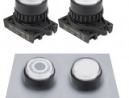 S2PR-E3 Круглые кнопки нажатия с подсветкой, с выступающей головкой, диаметр 22/25мм