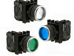 Нажимные кнопки EMAS 22 мм серии В c фиксацией IP50