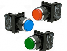 Нажимные кнопки EMAS 22 мм серии В выступающие IP50